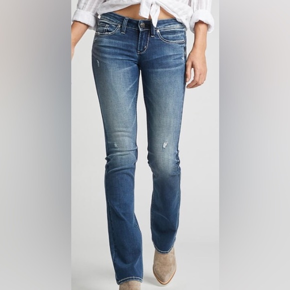 Silver Tuesday 17 1/2, low rise slim bootcut jeans - Picture 13 of 16